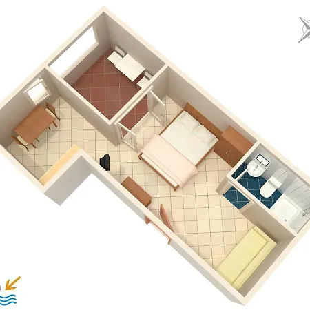 Apartman By The Sea Suha Punta, Rab - 5050 *